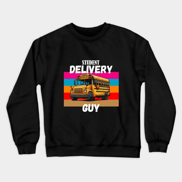 STUDENT DELIVERY GUY Crewneck Sweatshirt by lumenoire